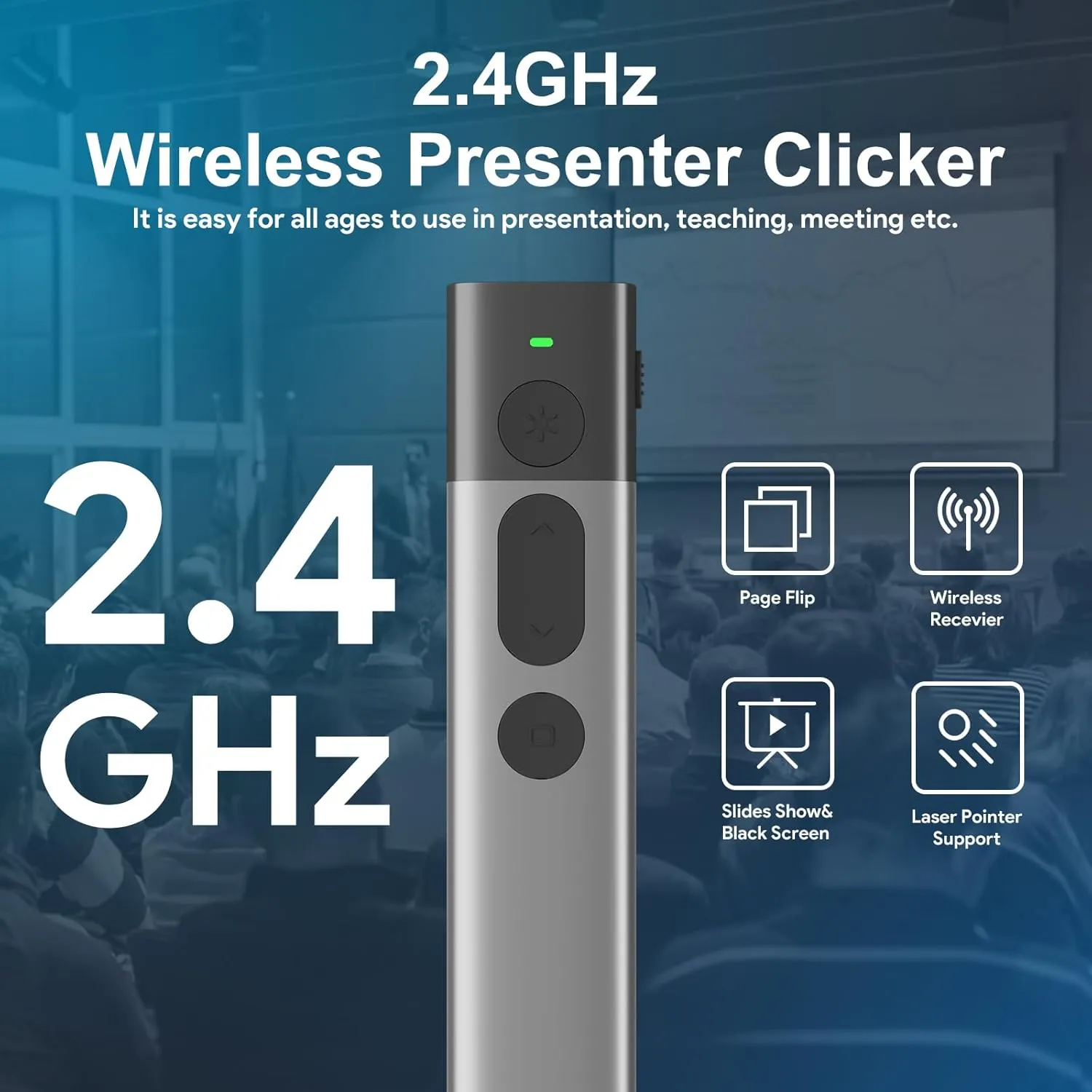 🖱️ Wireless Presentation Clicker 🖱️