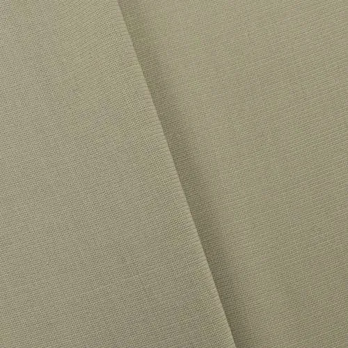 1 1/4 YD PC-Beige Tropical Wool Blend Semi-Opaque Basketweave Shirting Fabric