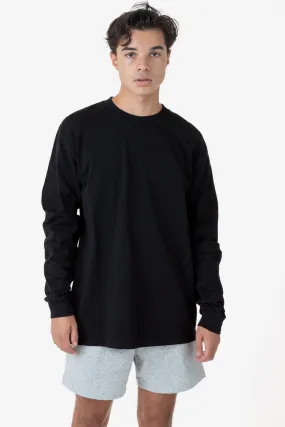 1807GD Mix - 6.5oz Long Sleeve Garment Dye Crew Neck T-Shirt