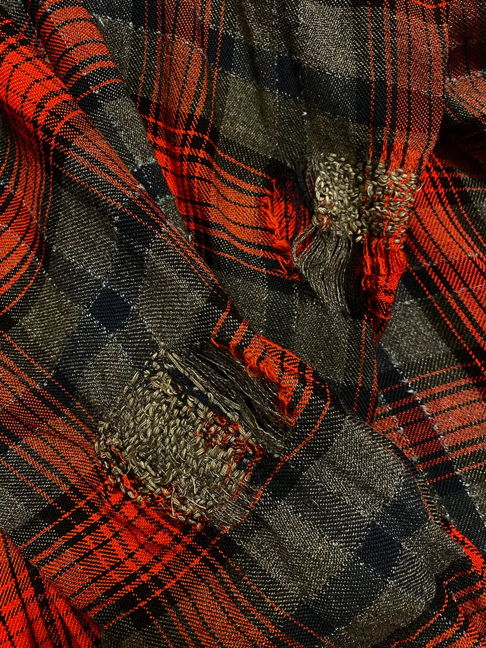 1940's Woven Tartan Plaid Shirt