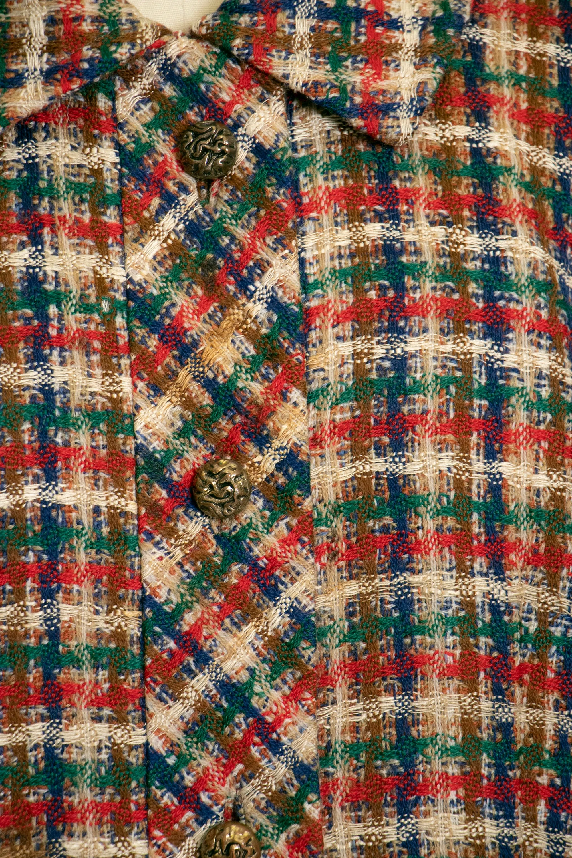 1960s Jacket Tweed Wool Cropped Mod Small