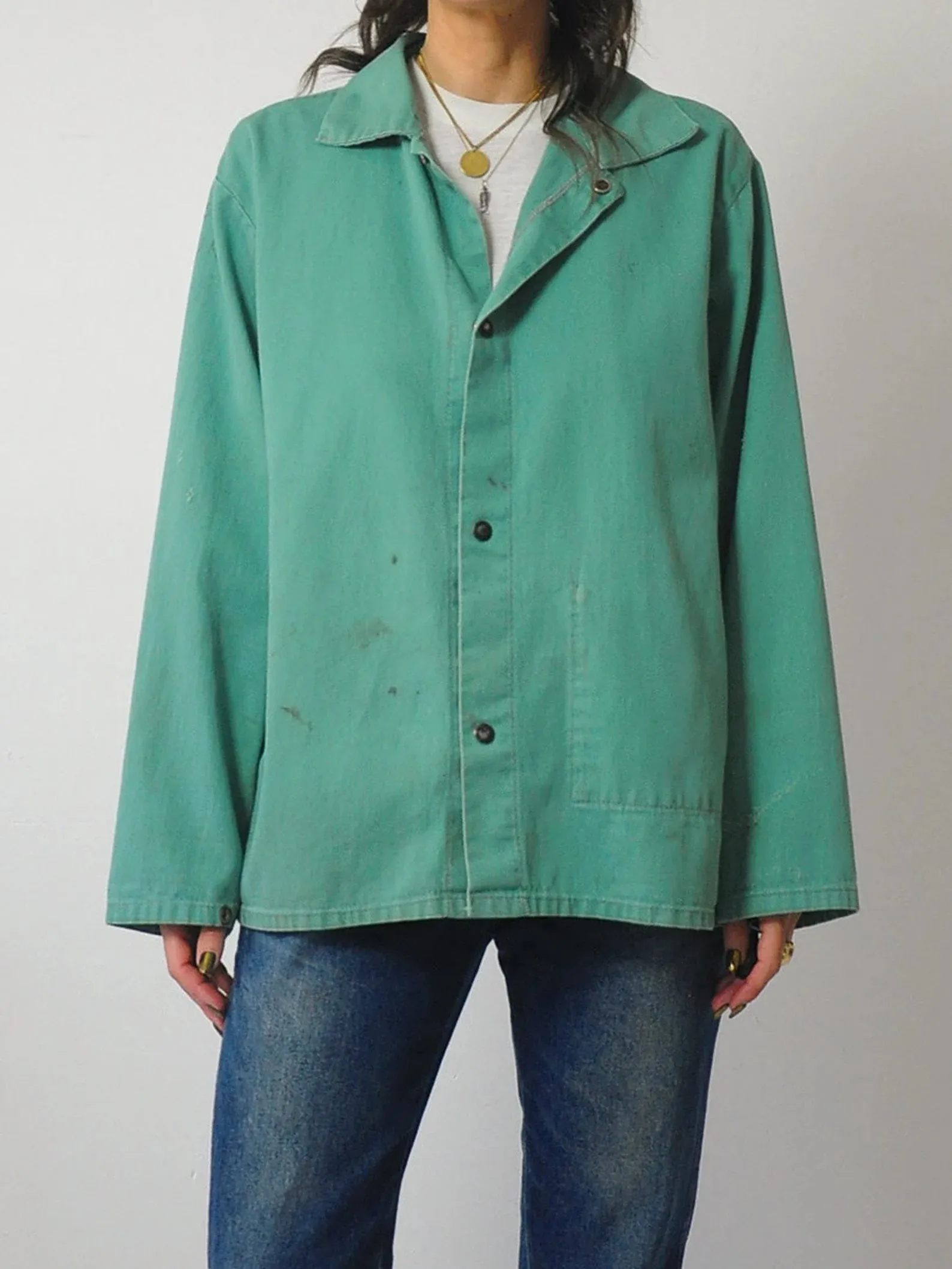 1960's Sea Green Chore Jacket