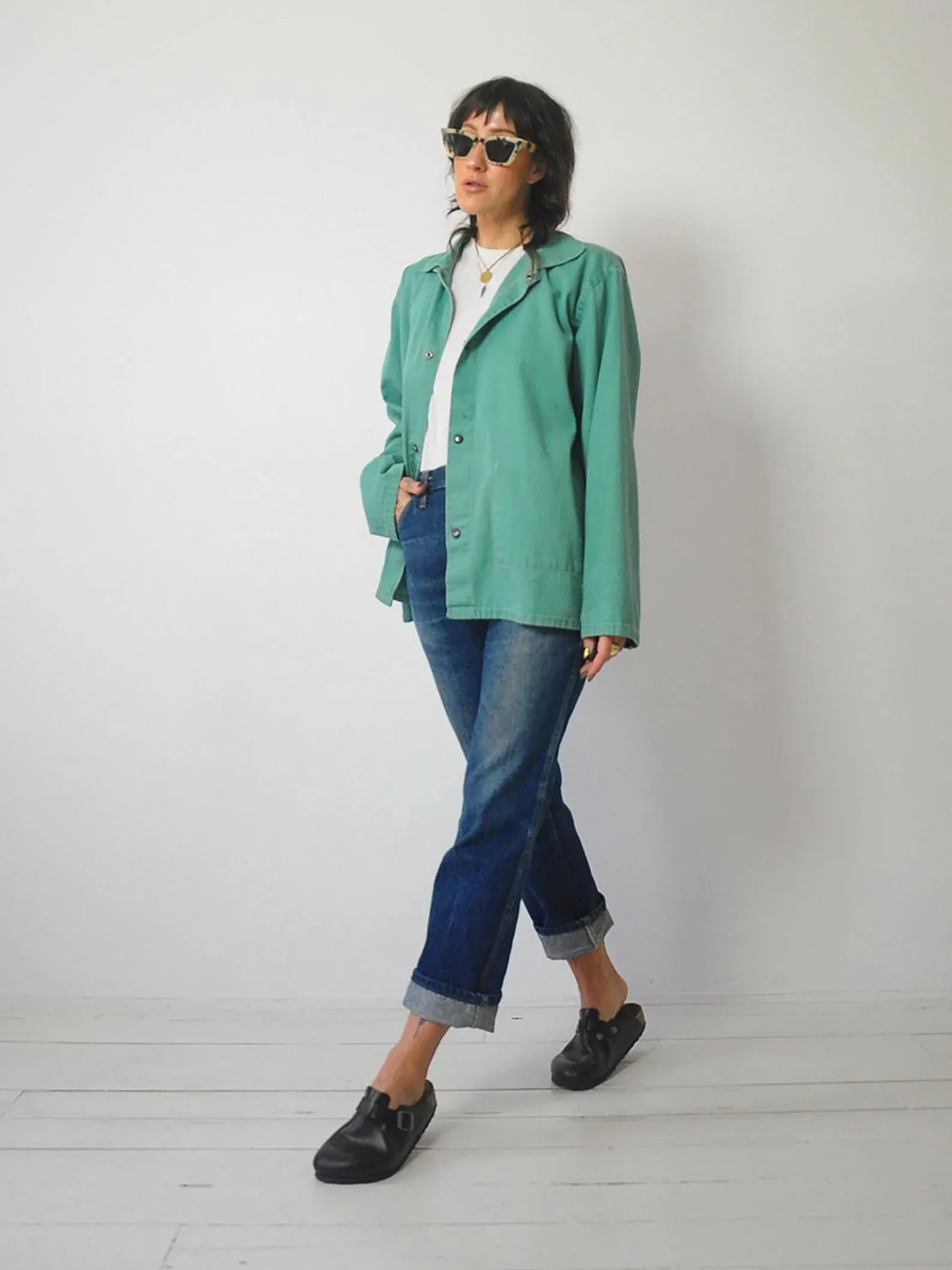 1960's Sea Green Chore Jacket