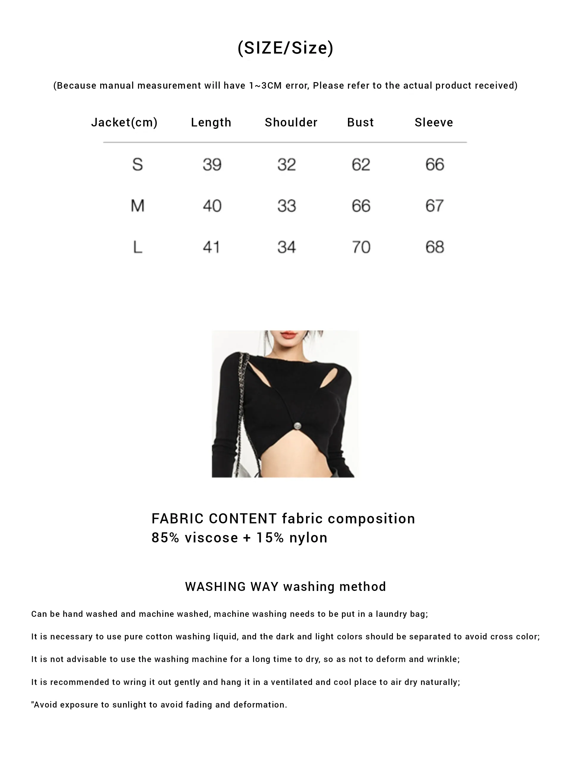 Alice Solid Color Cut Out Long Sleeve Crop Top