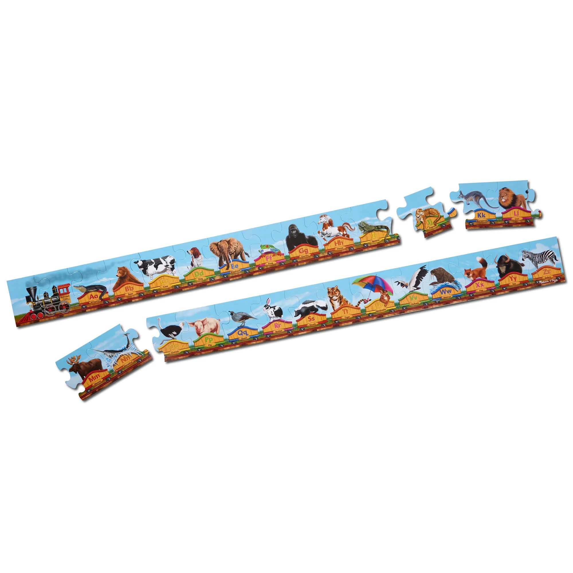 Alphabet Train Floor Puzzle - 28 Pieces