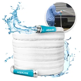 Aqua Joe AJFJH50-58-RV Superlight Marine-Grade FiberJacket® RV Hose | 50-Foot | Kink Resistant