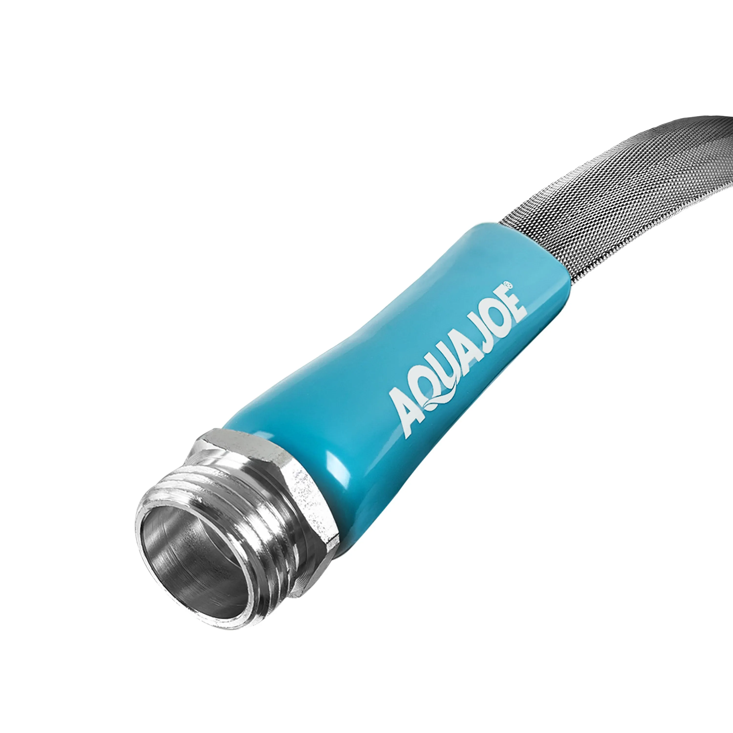 Aqua Joe Oscillating Sprinkler   100ft Fiberjacket Hose, 4,250 Sq. Ft. Max Coverage