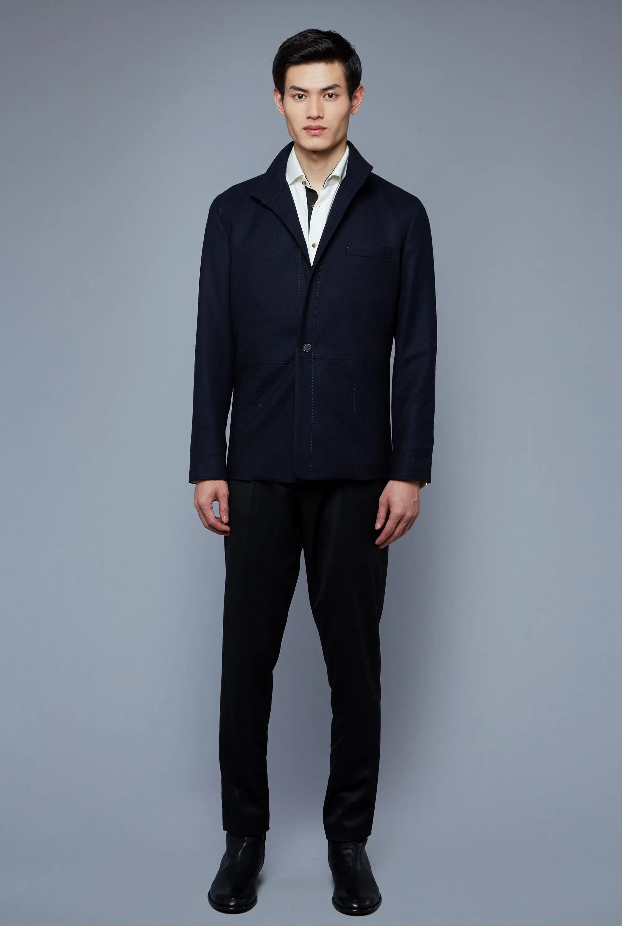 Architect’s Jacket | Navy Mélange