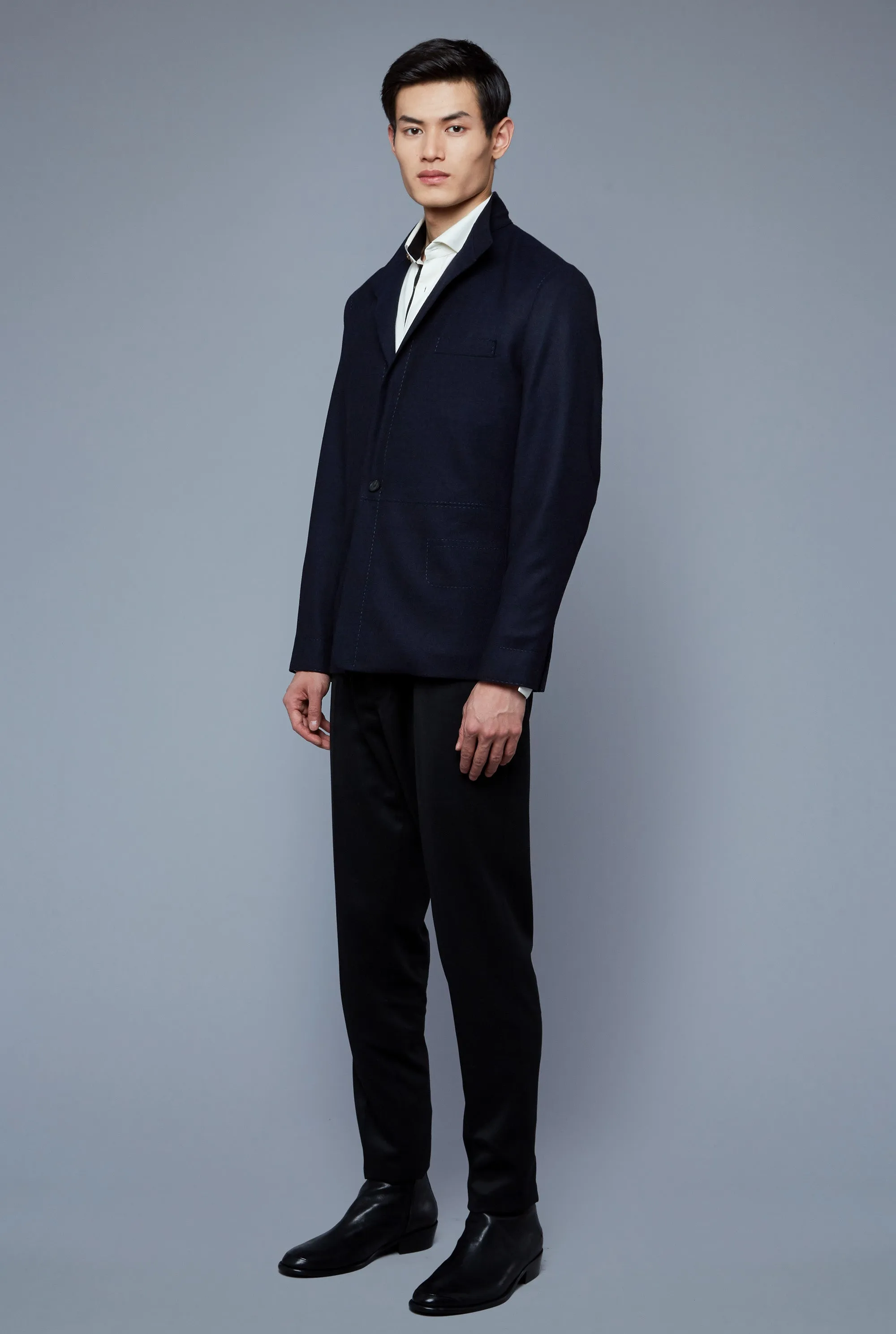 Architect’s Jacket | Navy Mélange