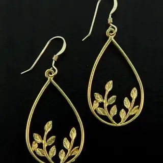 Botanical Teardrop Dangles