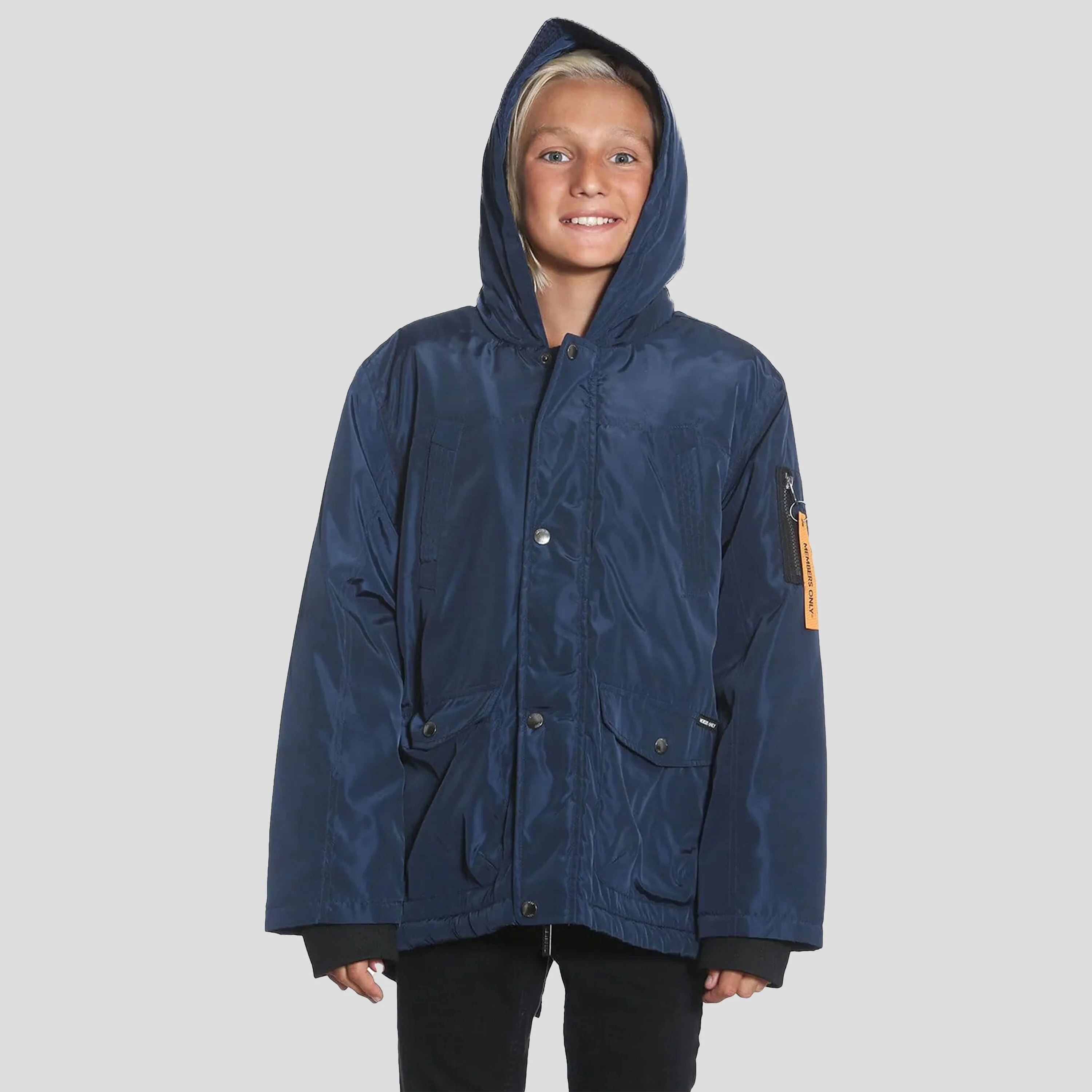 Boy's Satin Mid Weight Anorak Jacket - FINAL SALE