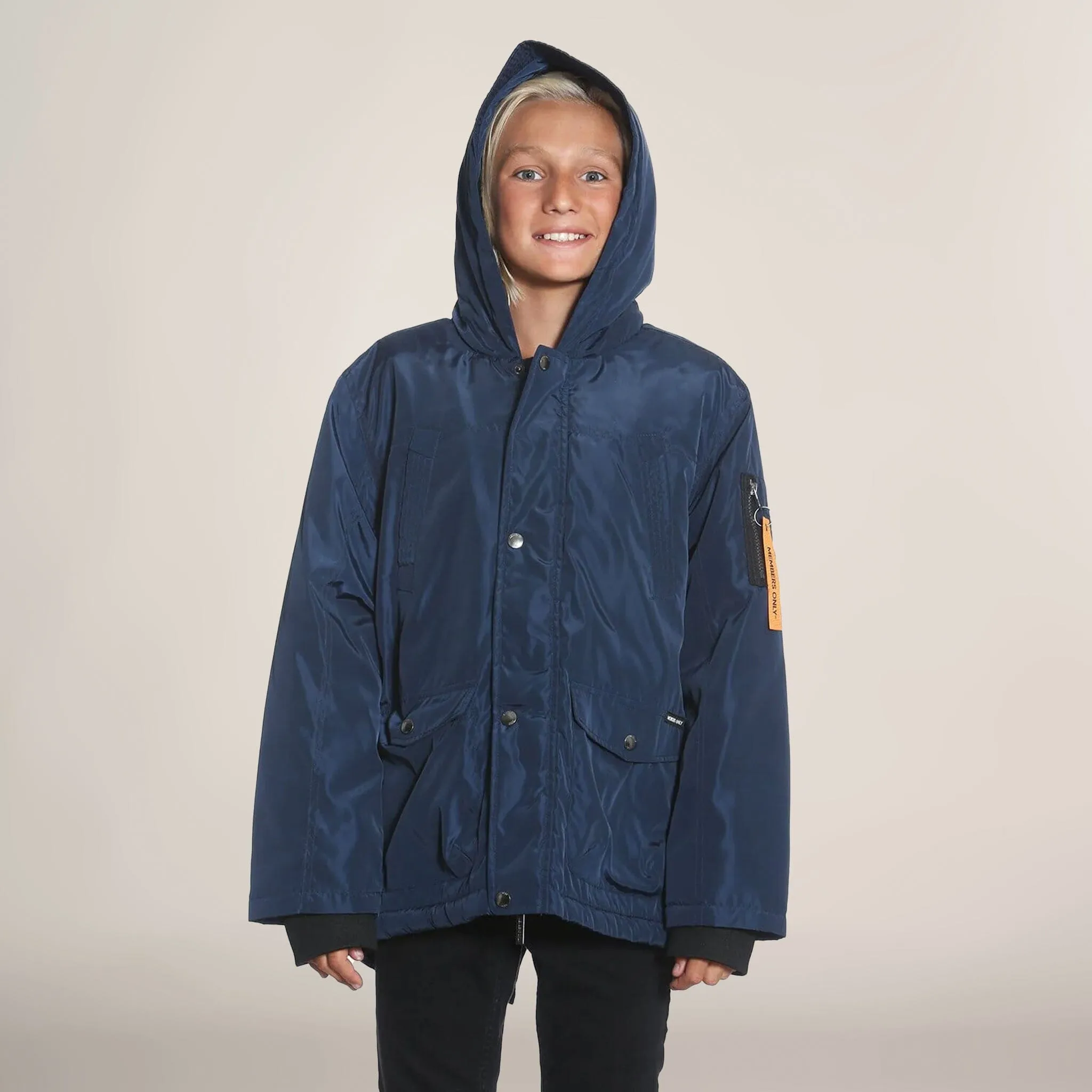 Boy's Satin Mid Weight Anorak Jacket - FINAL SALE