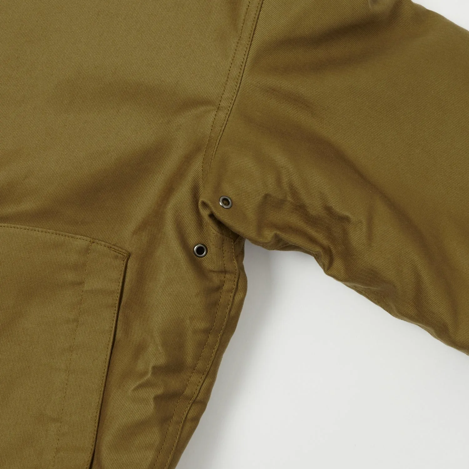 Buzz Rickson's U.S. Navy Deck Zip Jacket - Khaki Demotex