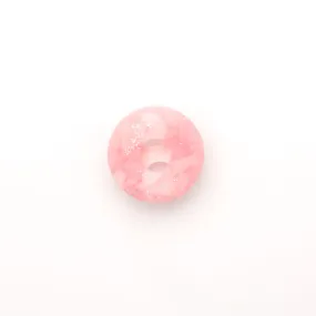 Candy Pink 'Cracked' Button - Small