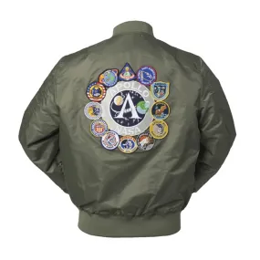 CORIRESHA Embroidery Apollo NASA Jacket