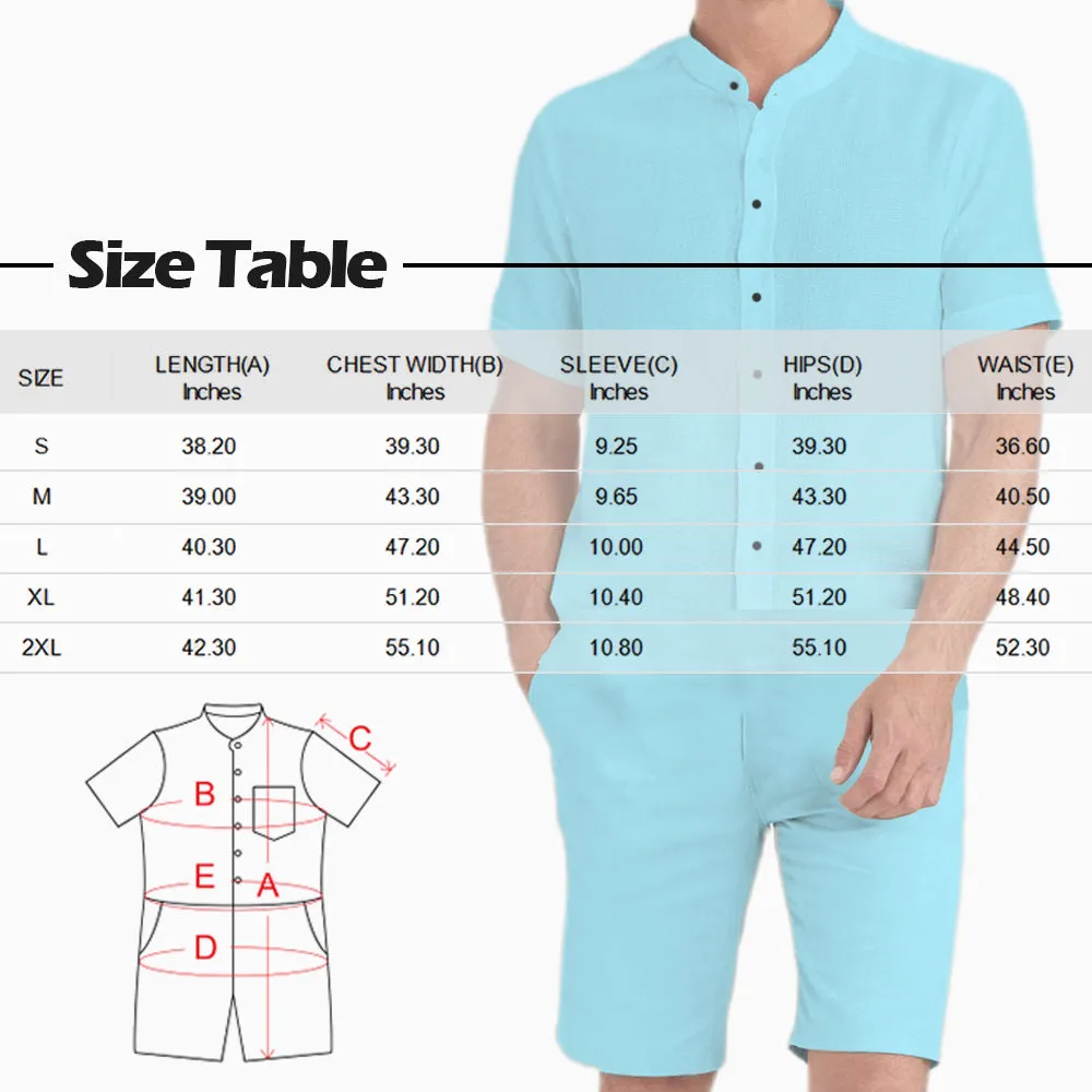 Couple Matching Short Sleeve Onesies Pajamas Custom Face Cloud Women's V-Neck Button Jumpsuit Men's Rompers