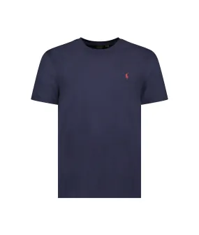 Custom Slim Fit Jersey Crewneck T-shirt - Navy