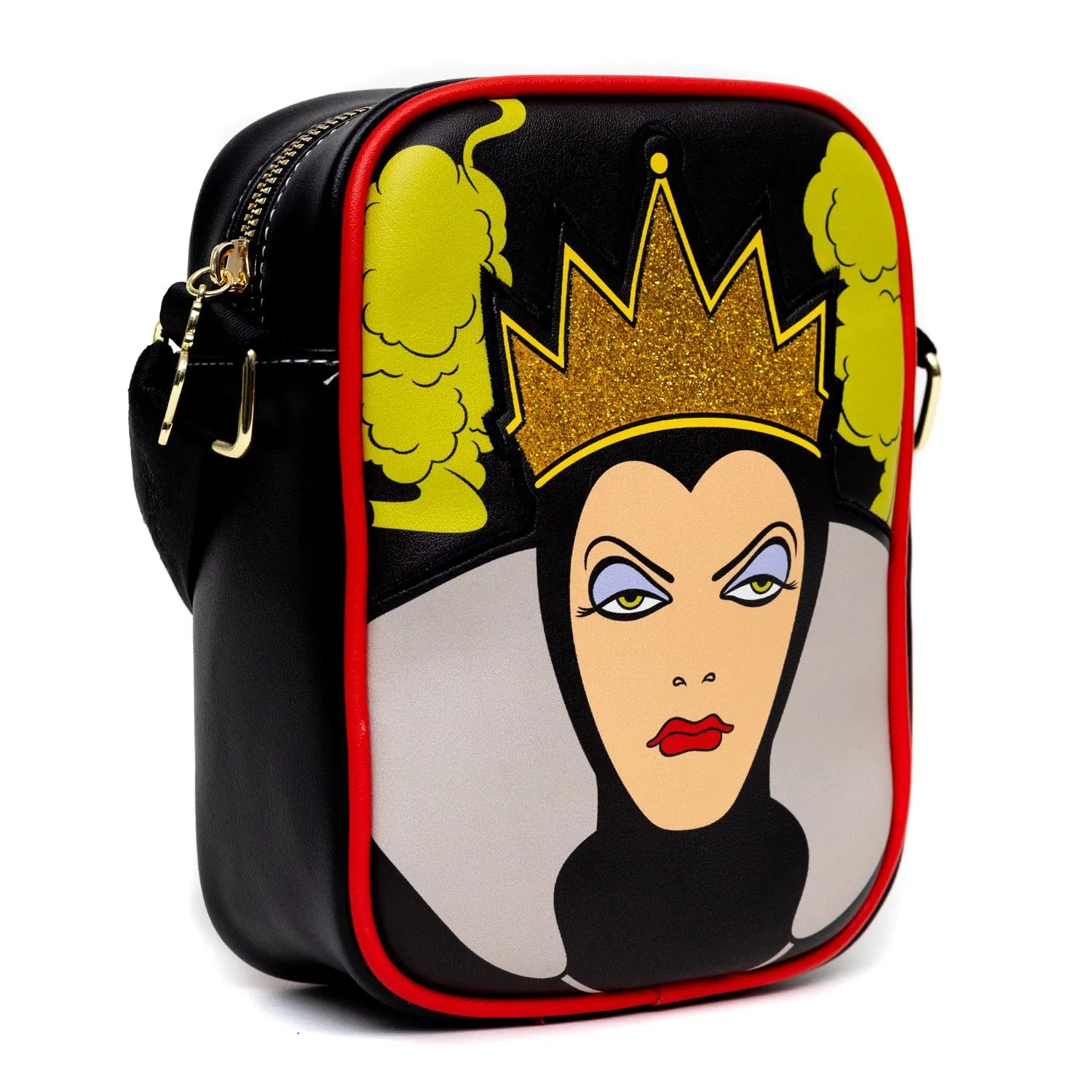 Disney Bag and Wallet Combo, Snow Whites Evil Queen Cauldron Pose Close Up, Vegan Leather