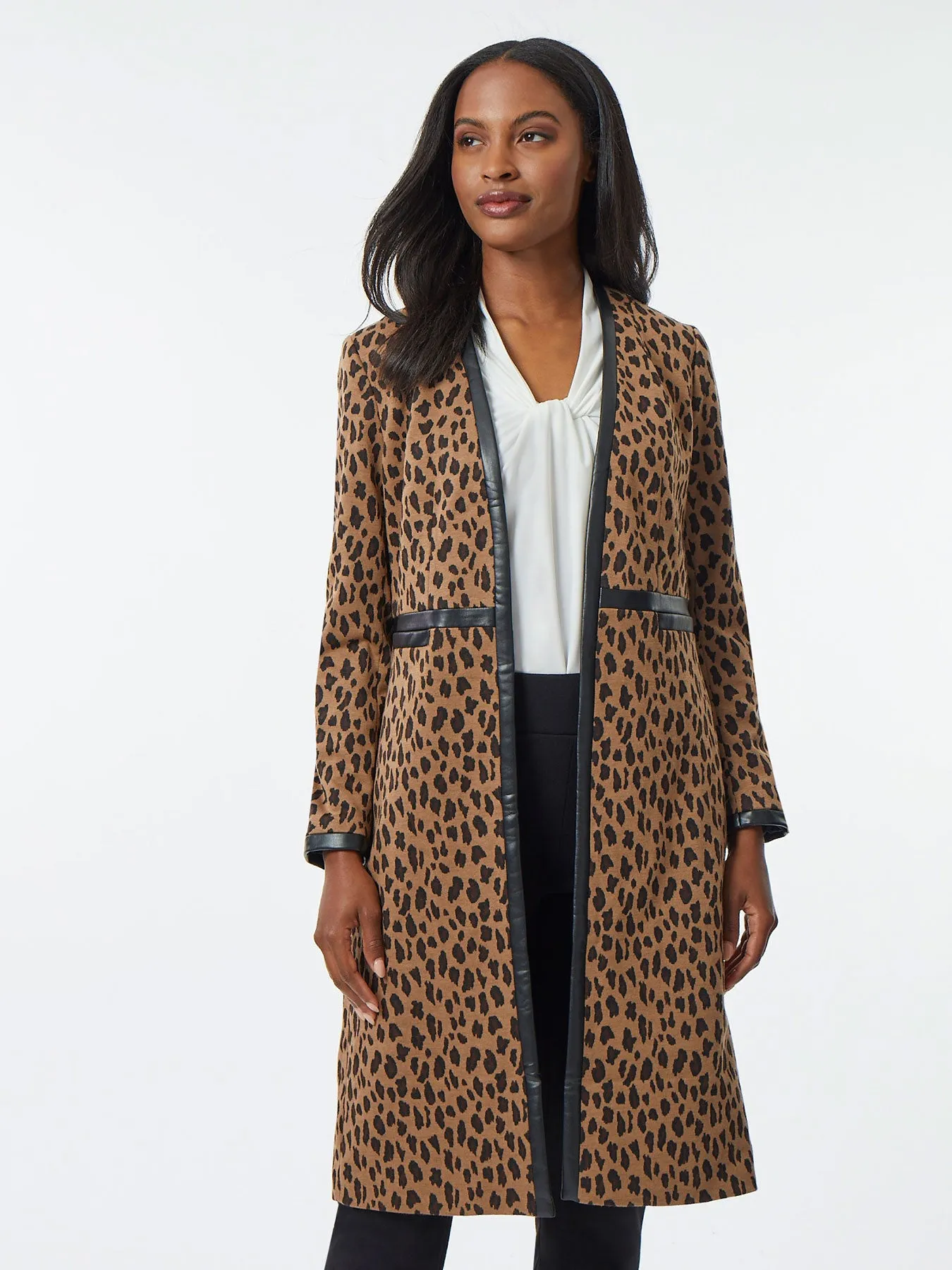 Emmy Jacket, Animal Jacquard