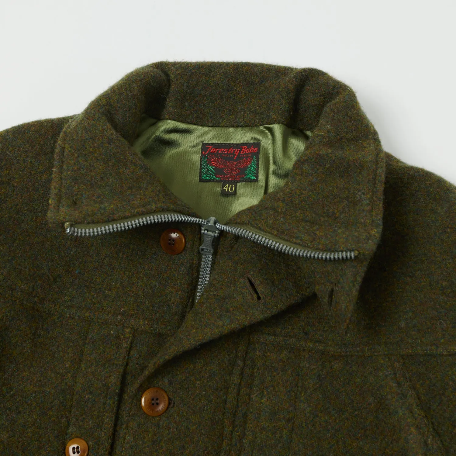 Freewheelers 'Grizzly' Jacket - Grained Olive