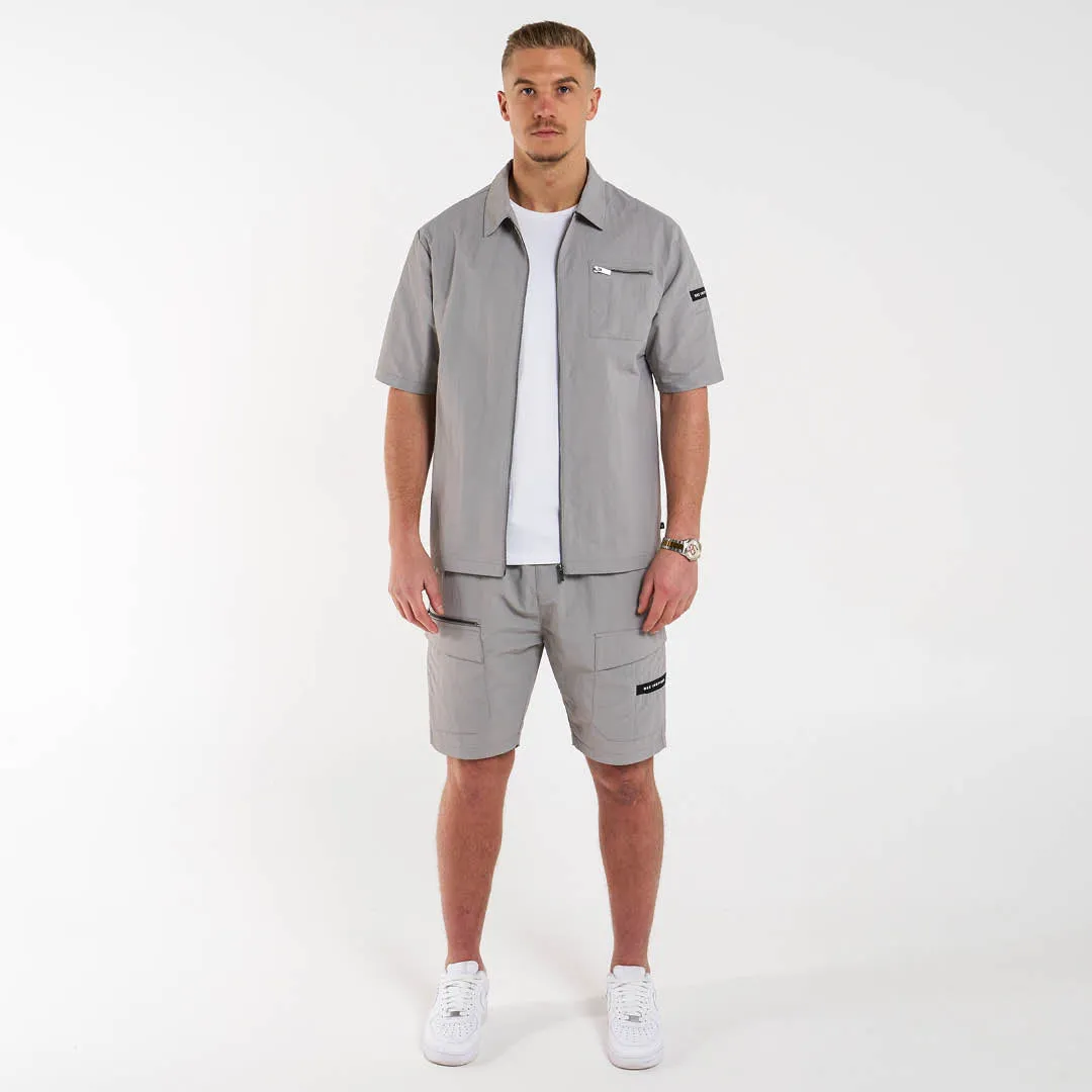 Hanley Overshirt - Light Grey