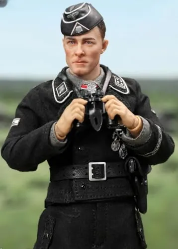 HiPlay DID Collectible Figure Full Set: Palm Hero Series Series SS-Standartenführer Joachim Peiper, Militarily Style, 1:12 Scale Miniature Male Action Figurine XD80022