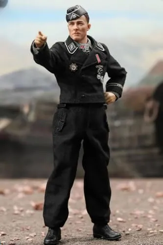 HiPlay DID Collectible Figure Full Set: Palm Hero Series Series SS-Standartenführer Joachim Peiper, Militarily Style, 1:12 Scale Miniature Male Action Figurine XD80022