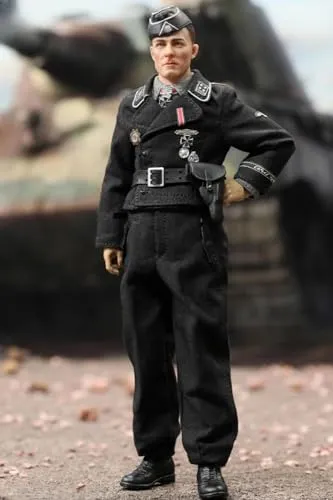 HiPlay DID Collectible Figure Full Set: Palm Hero Series Series SS-Standartenführer Joachim Peiper, Militarily Style, 1:12 Scale Miniature Male Action Figurine XD80022