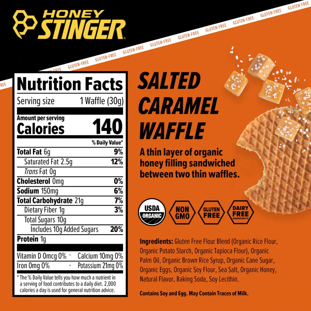 Honey Stinger Waffles GLUTEN FREE - Box of 12