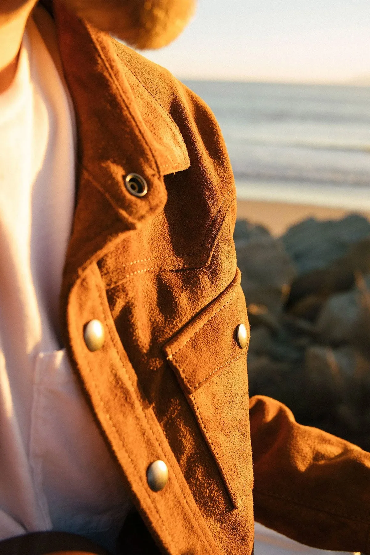 Iron And Resin - Buffalo Suede Fenceline Shirt Jacket