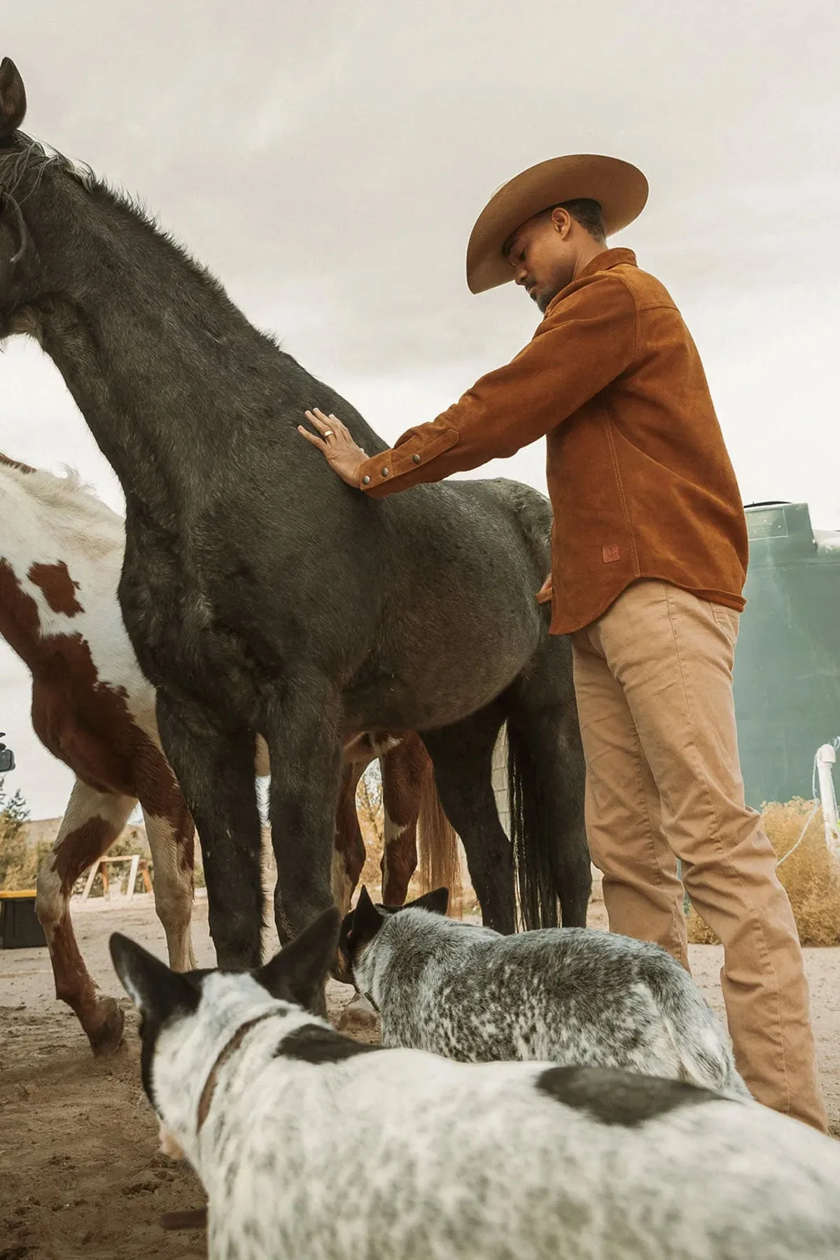 Iron And Resin - Buffalo Suede Fenceline Shirt Jacket