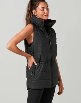 Jordan Sleeveless Jacket in Smoke Black