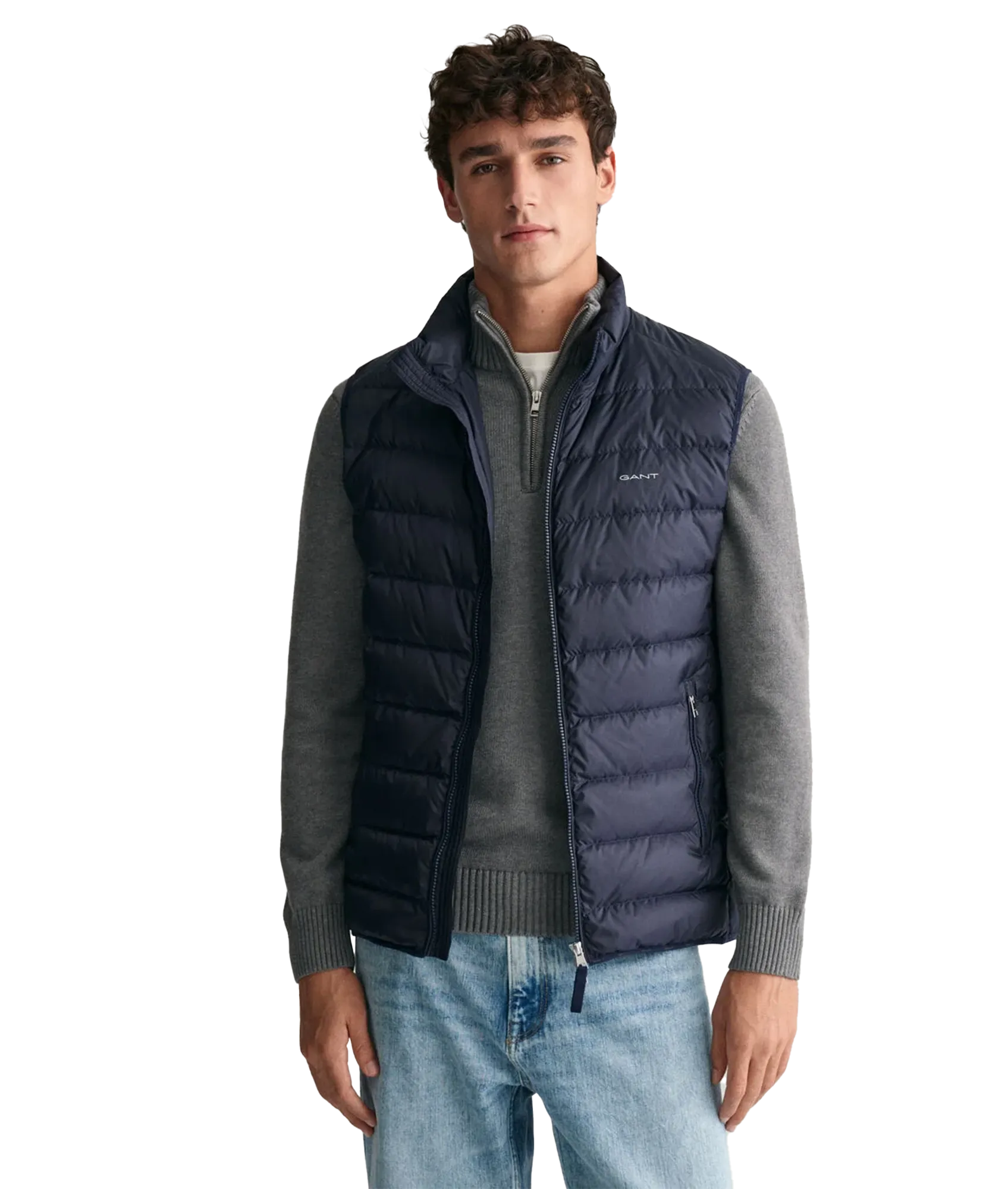 Light Down Gilet - Navy