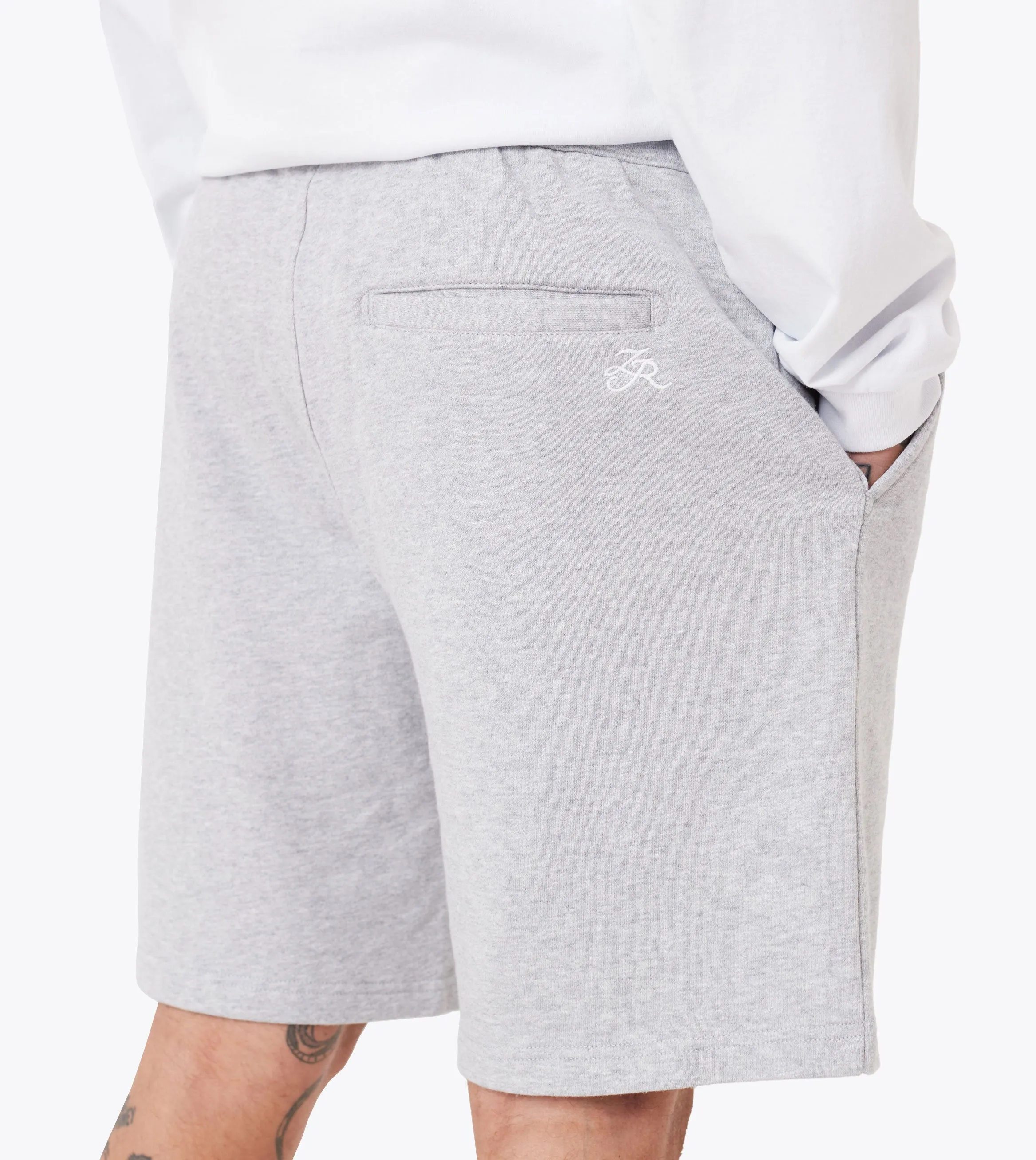 Lounge Sweat Short Grey Marle