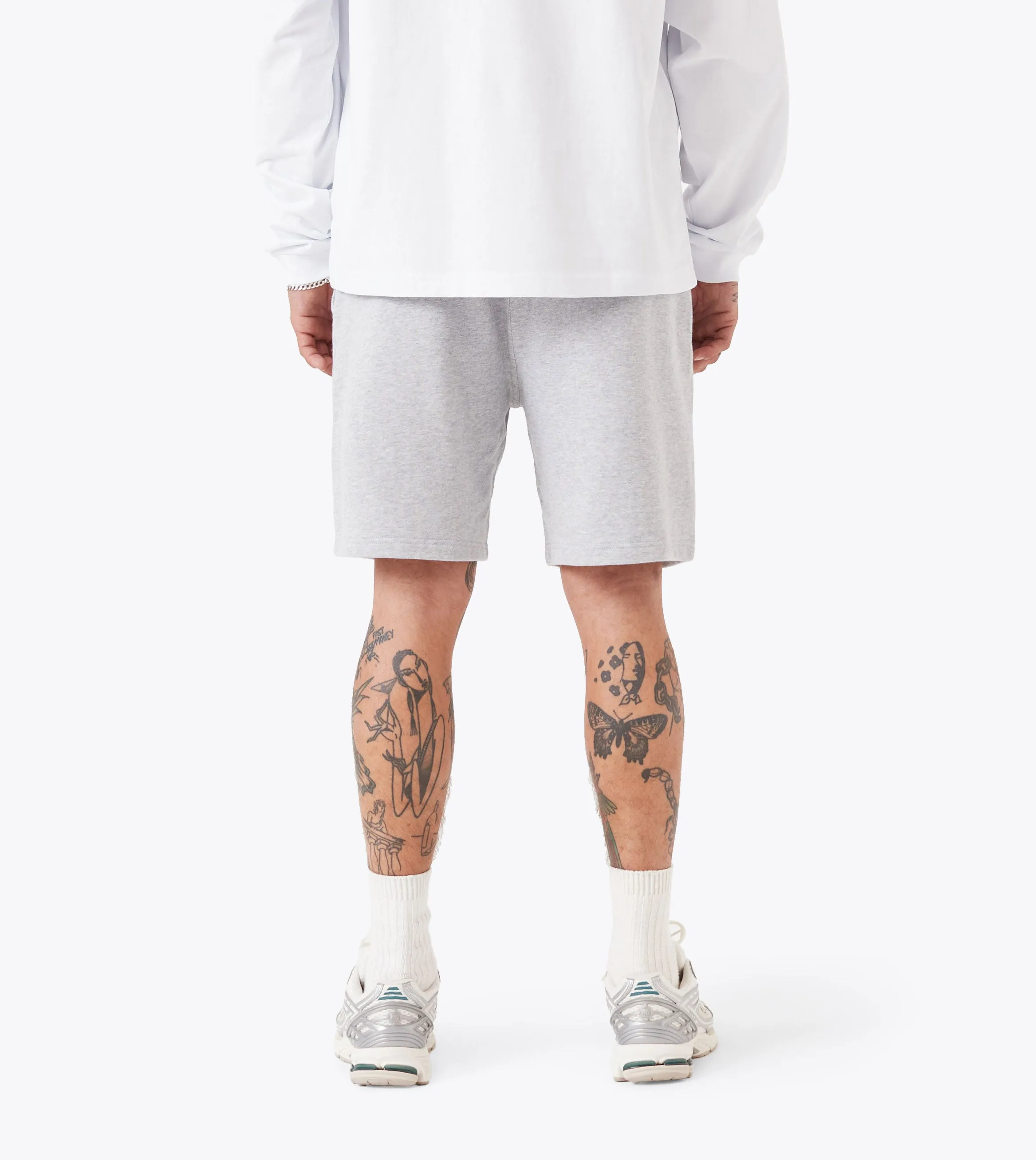 Lounge Sweat Short Grey Marle