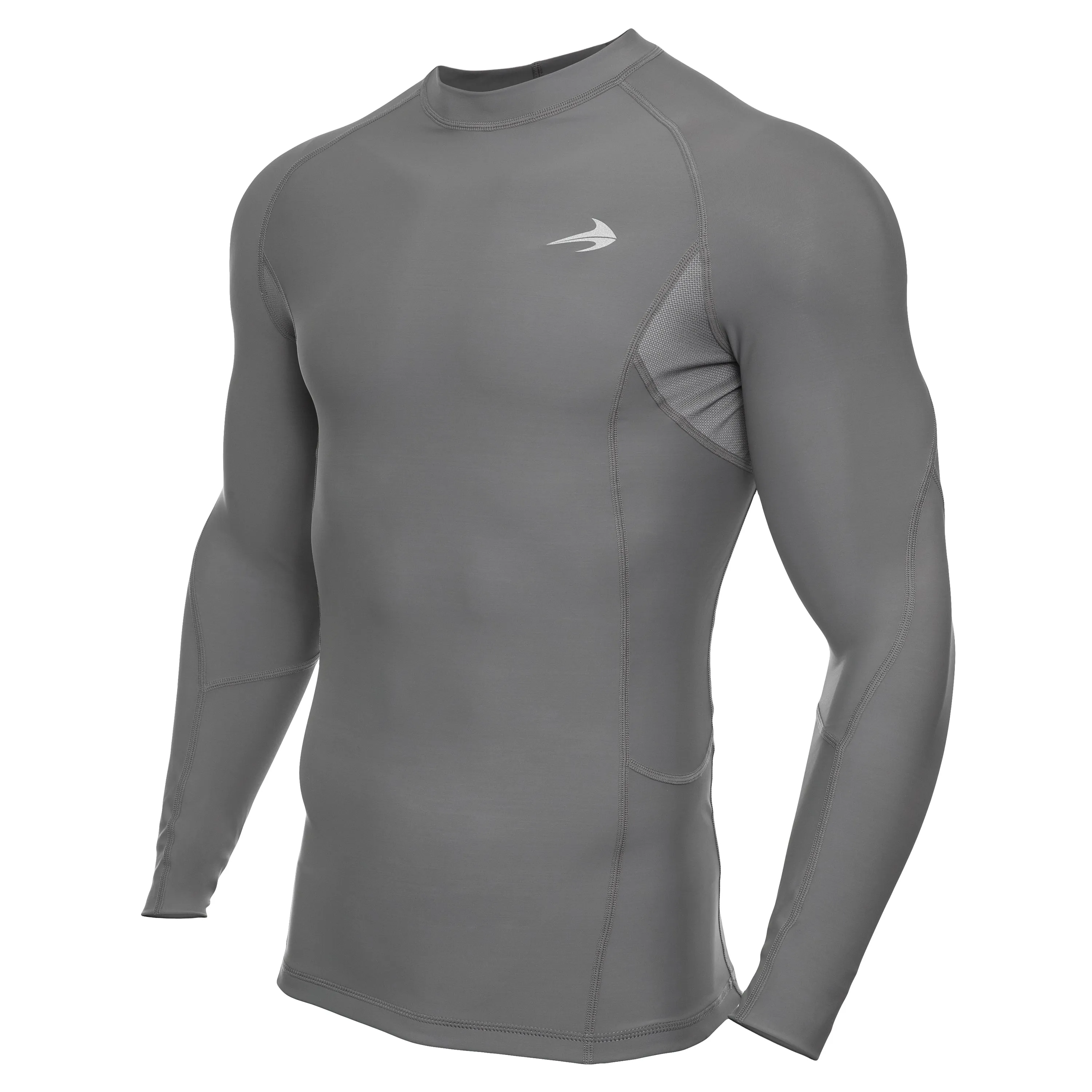 Men's Compression Long Sleeve Shirt - Dark Gray