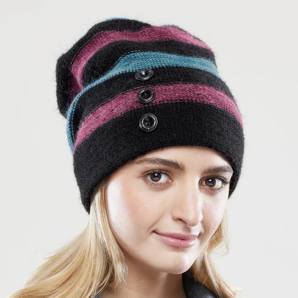 Olena Zylak Cortina Stripe Hat