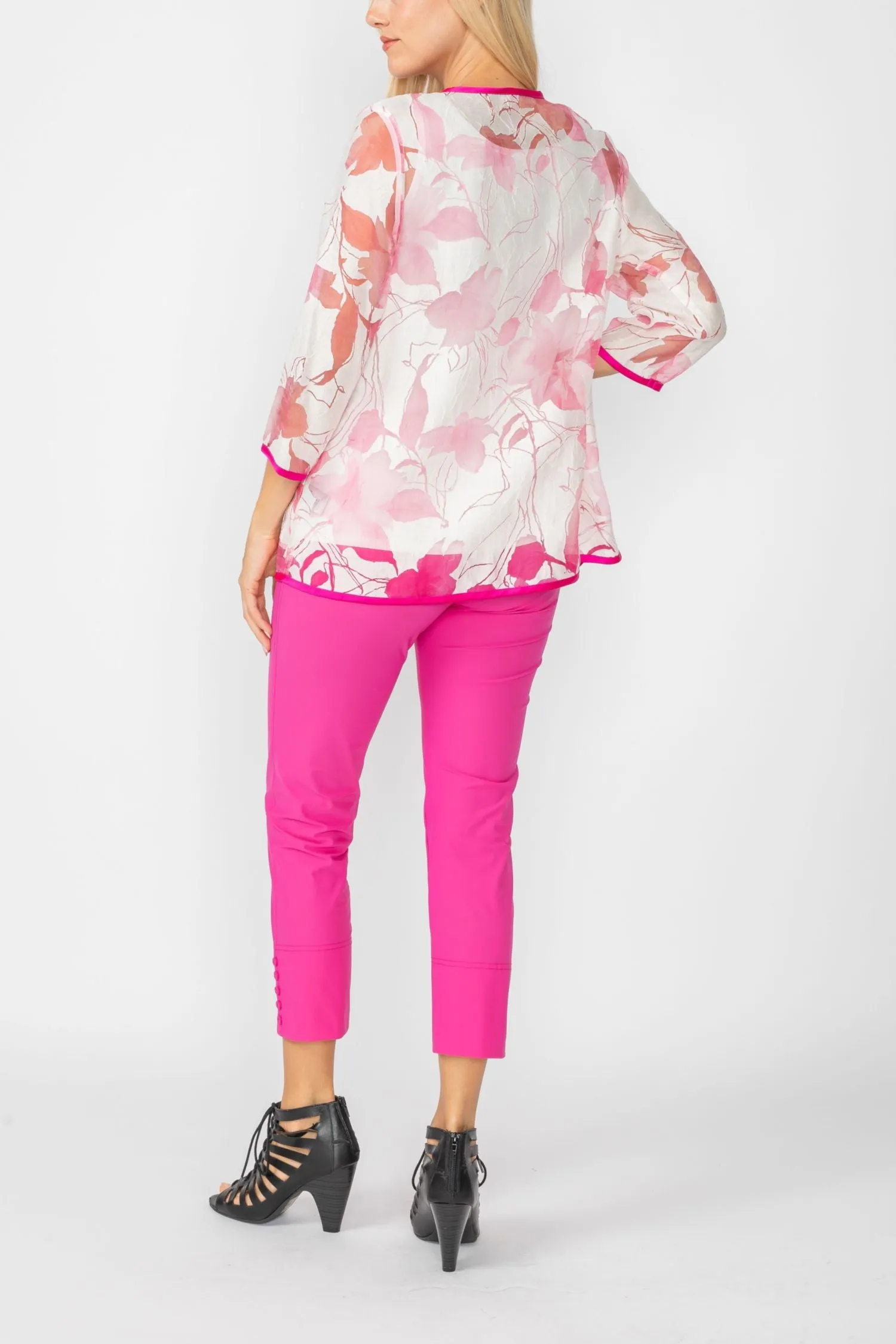 Pink Blossom Burnout Jacket