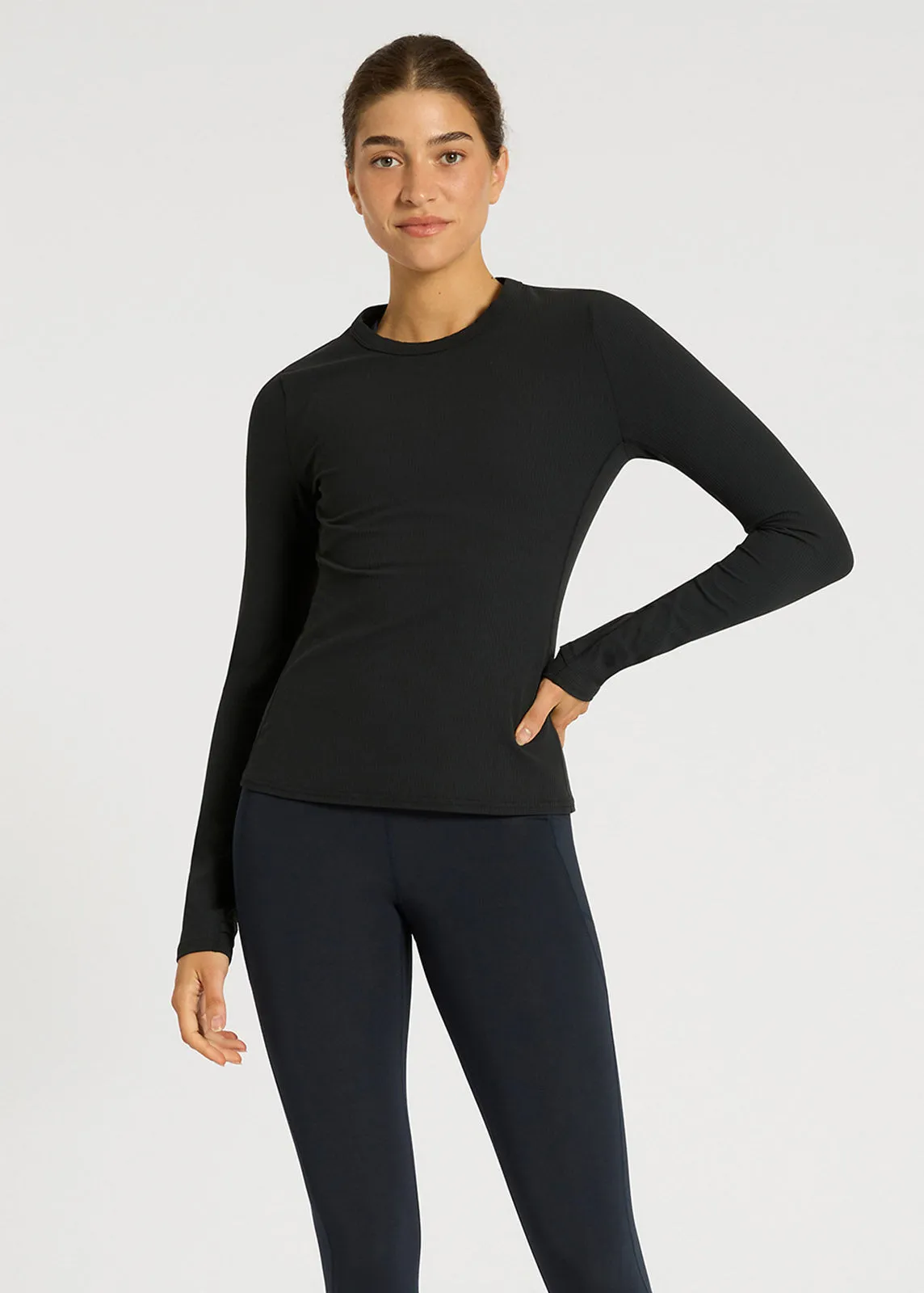 Ribbed Cardio Long Sleeve