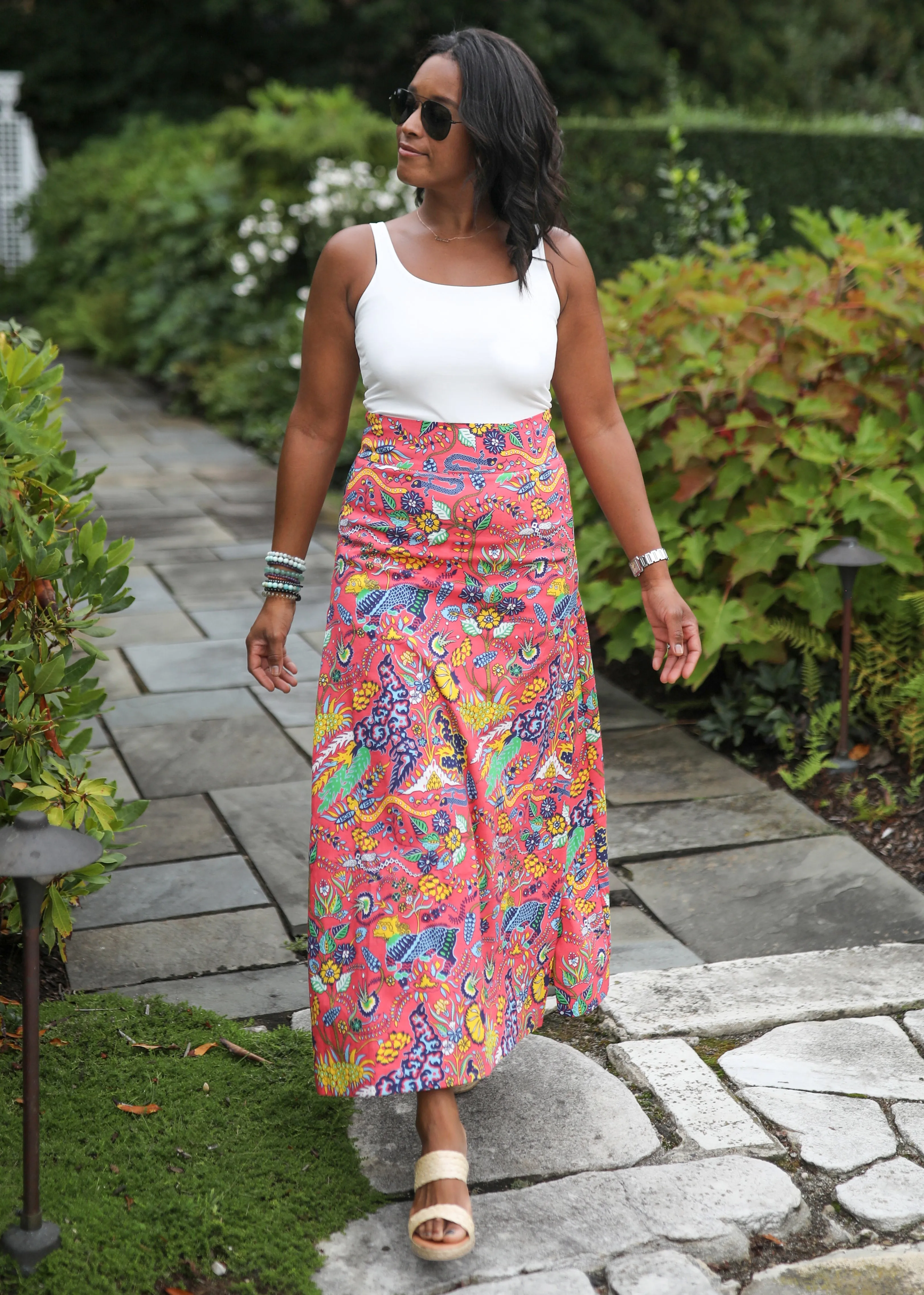 Sanibel Skirt - Eden Pink Multi