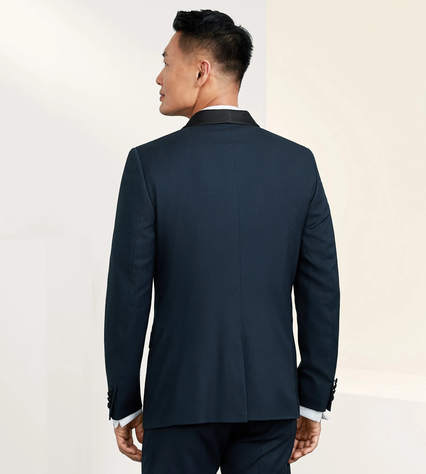 Slim Fit Stretch Shawl Collar Tuxedo Jacket