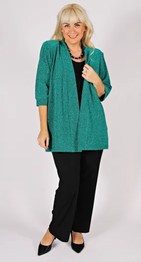 Starlit Shimmer Jacket Emerald