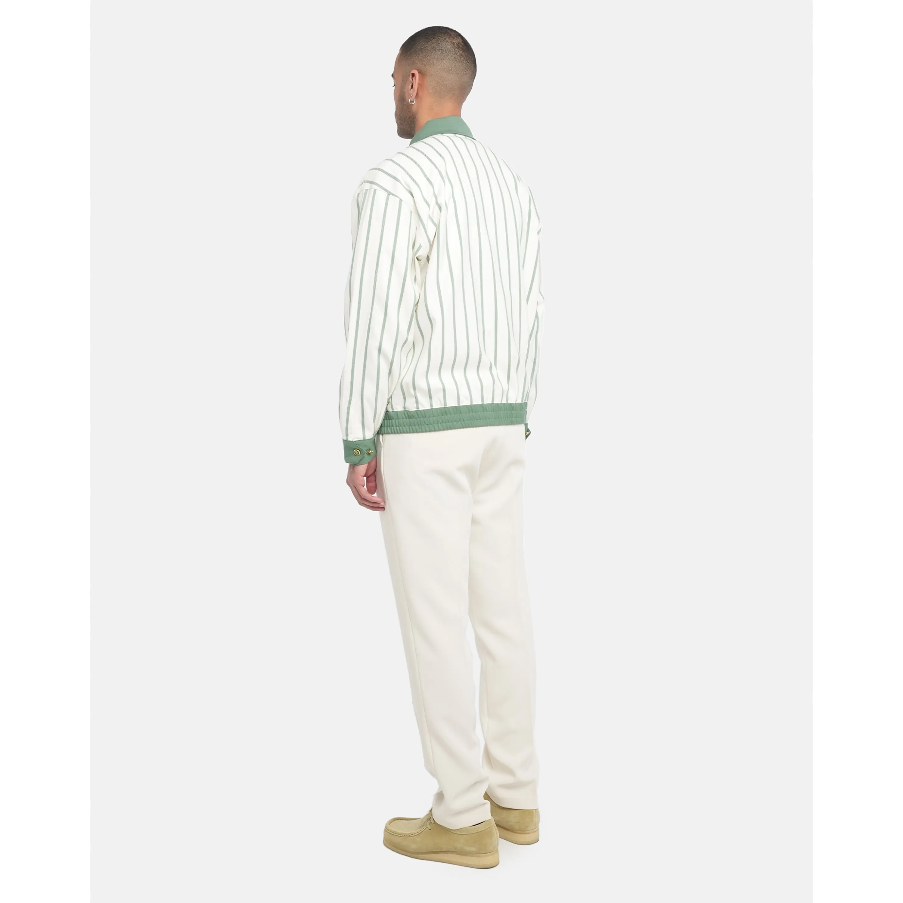 Striped Jacket - Green White