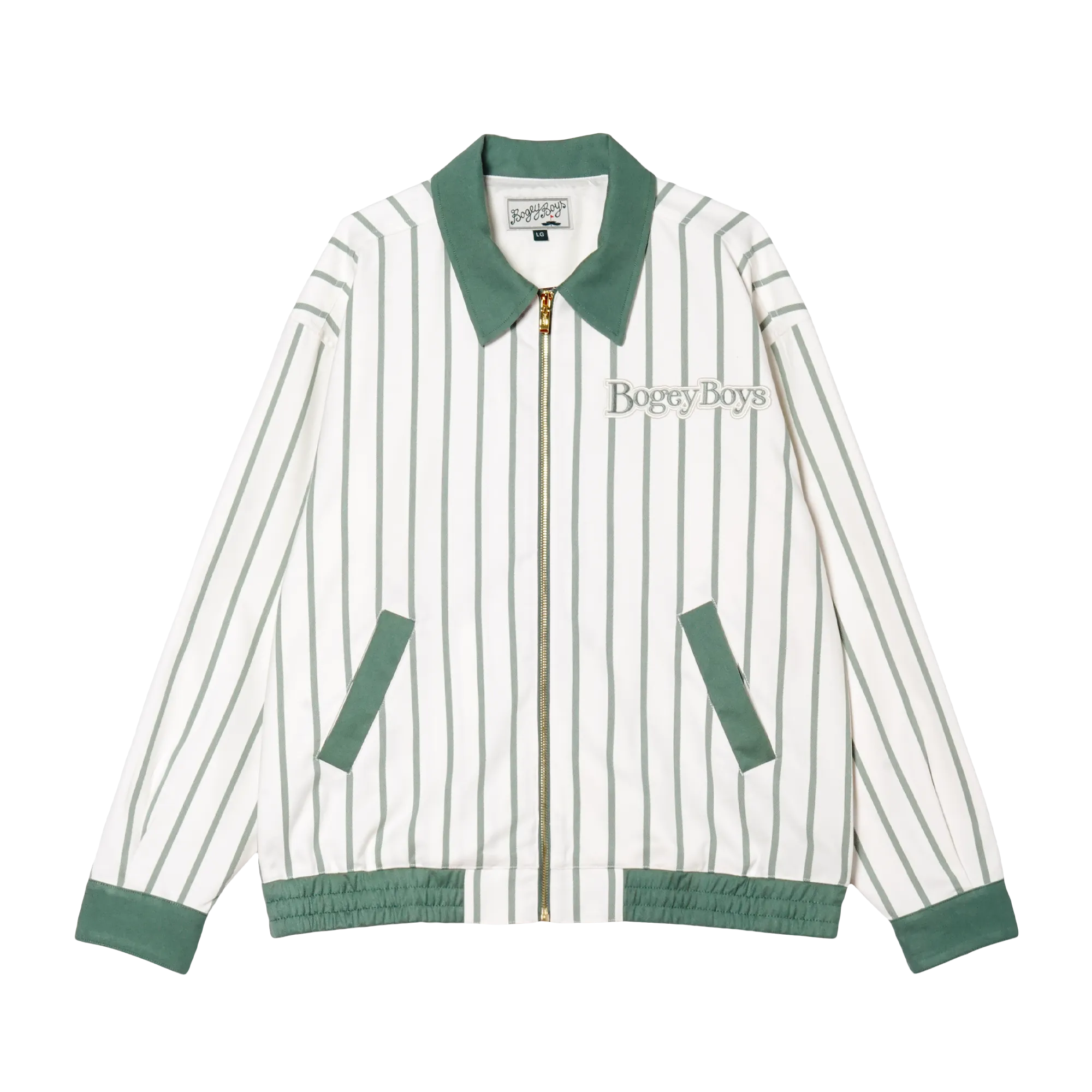 Striped Jacket - Green White