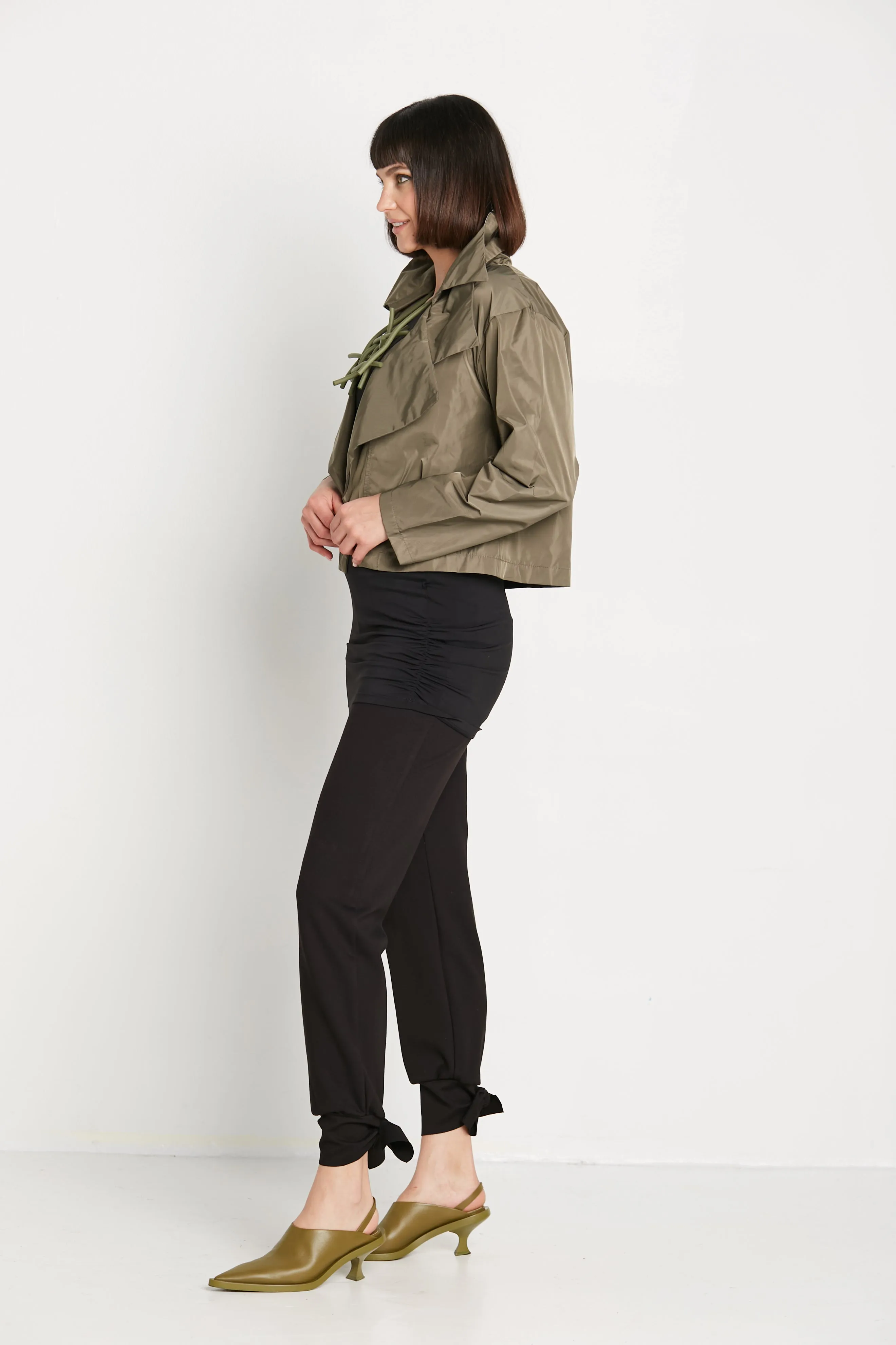 Triple Collar Jacket | Loden