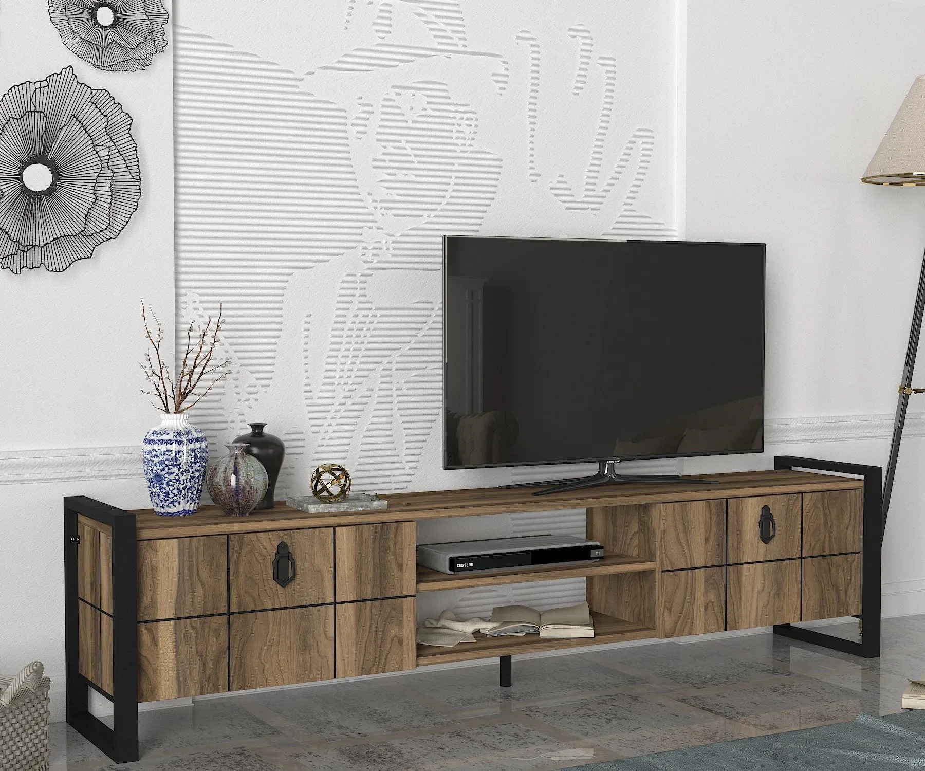 TV Stand Lost - Walnut