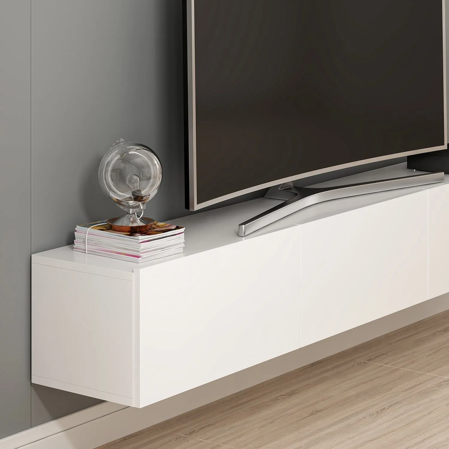 TV Unit Rigel - White