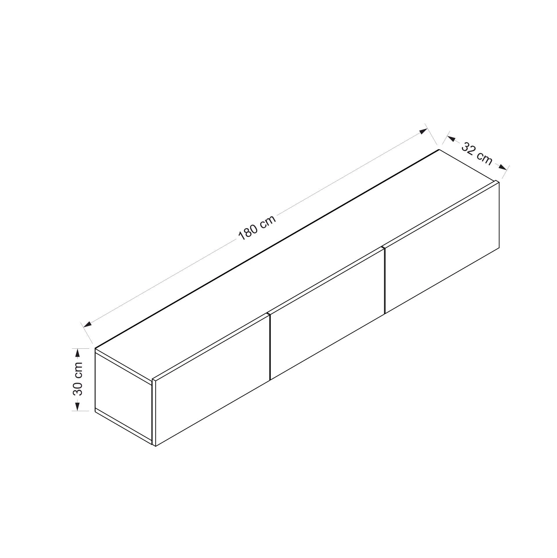 TV Unit Rigel - White