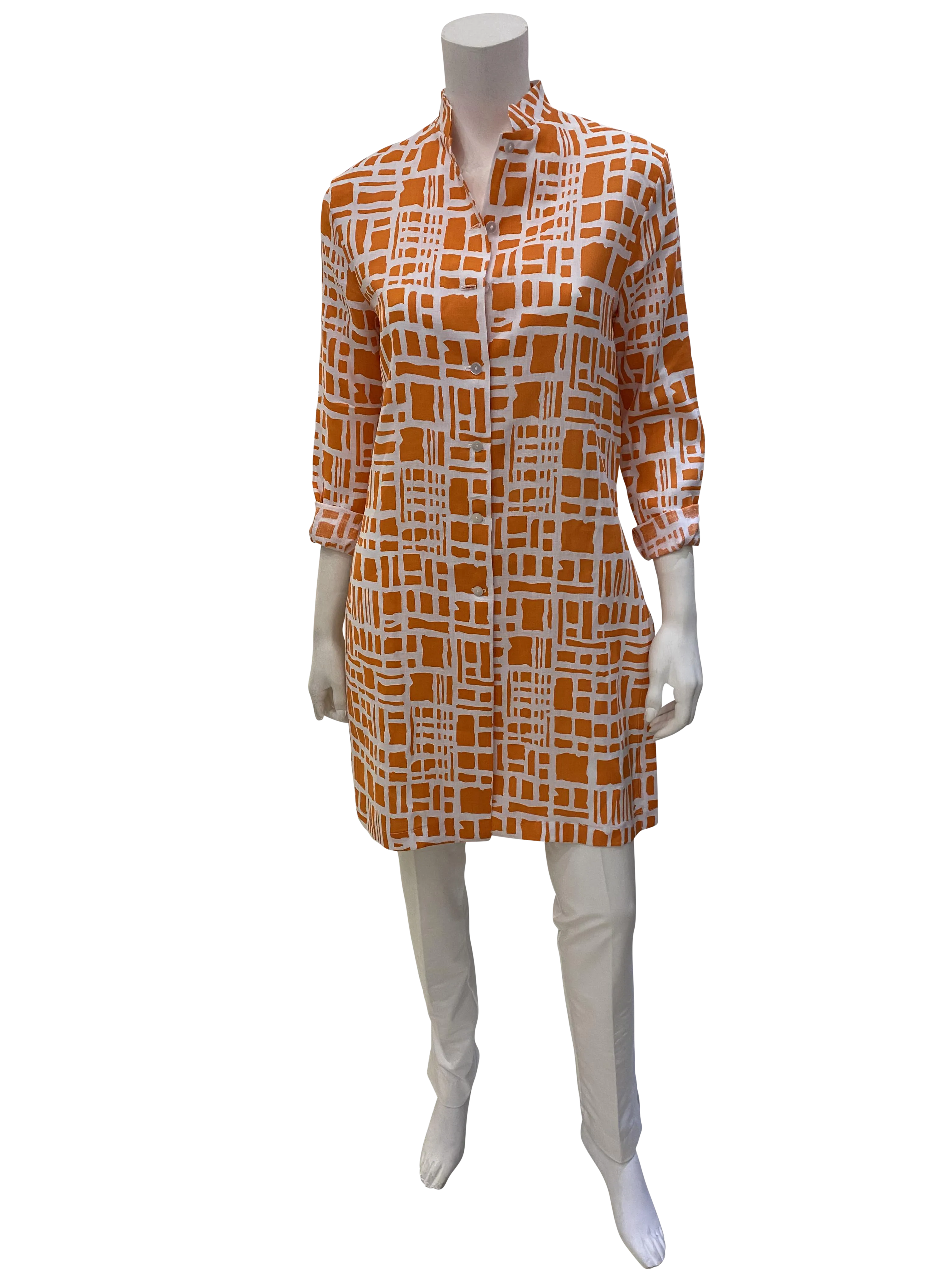 Wendy Tunic in Linen - Print