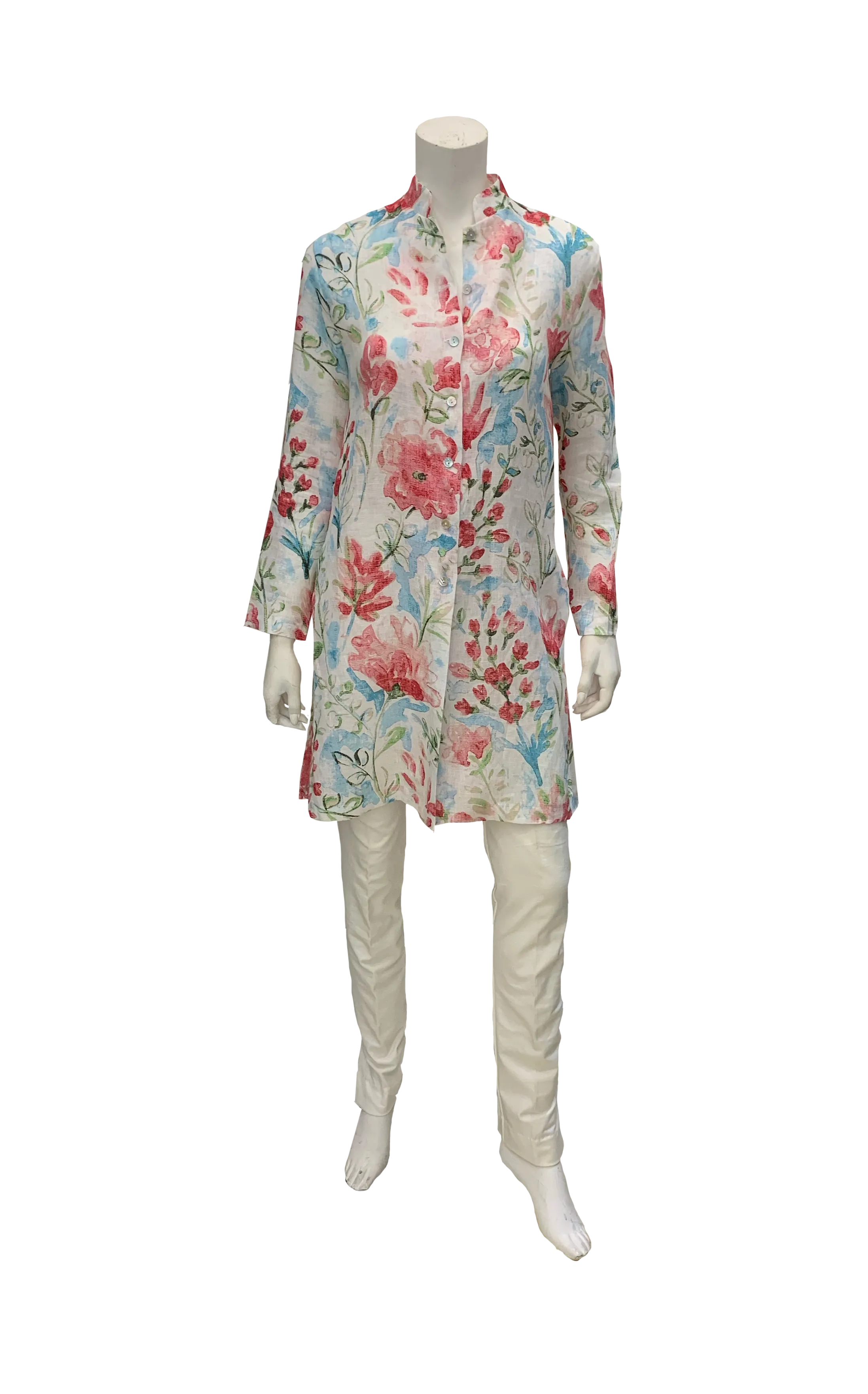 Wendy Tunic in Linen - Print